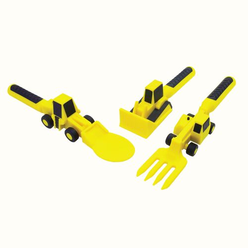 Set of 3 Construction Eating Utensils