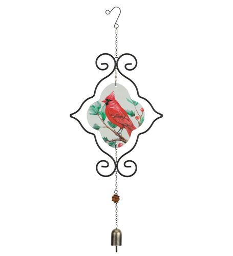Cardinal Sun Catcher Bell