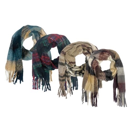 Women's Fun Fringe Brushed Scarf - Assorted