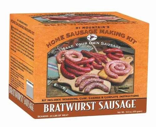 Home Sausage Making Kit - Bratwurst - 30 Lb of Meat