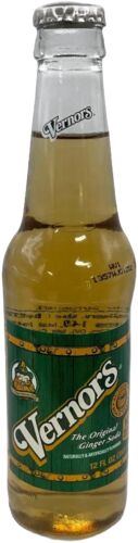 Vernor's Ginger Ale Soda - 12 oz Glass Bottle