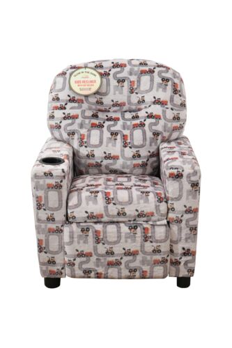 Kids' Recliner in Tractor Roads Print