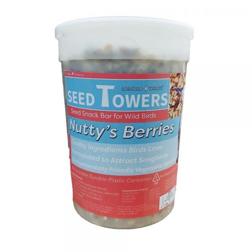 Nuttys Berry Seed Tower Bird Food - 76 oz  