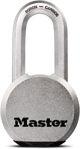 2-1/2" Wide Magnum Solid Steel Body Padlock with 2" Shackle - Keyed Alike