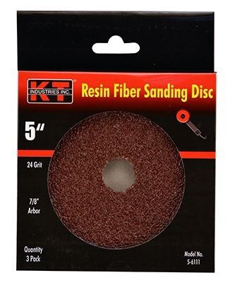 24 GRIT 5" Sanding Disc 3-Pack