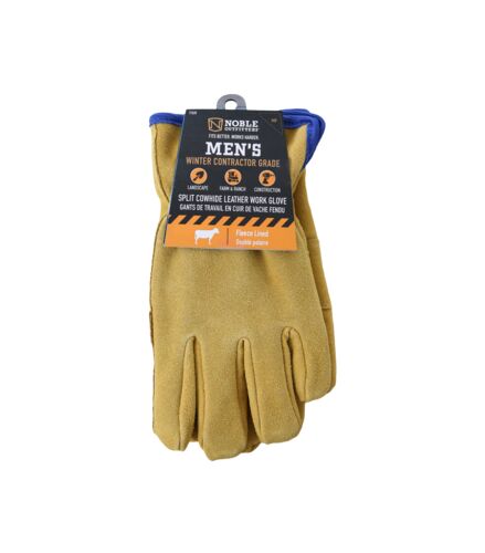 Men's Split Cowhide Leather Work Gloves