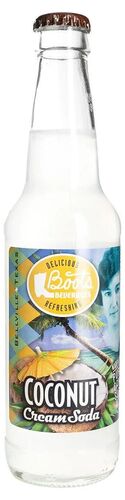 Boots Beverages Coconut Cream Soda - 12 oz Glass Bottle