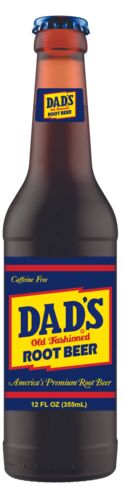 DAD'S Old Fashioned Root Beer Soda - 12 oz Glass Bottle