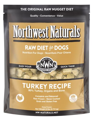 Frozen Raw Diet for Dogs in Turkey Recipe - 6 Lb