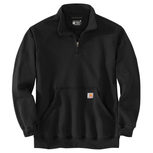 Men's Loose Fit Midweight Quarter-Zip Mock-Neck Sweatshirt