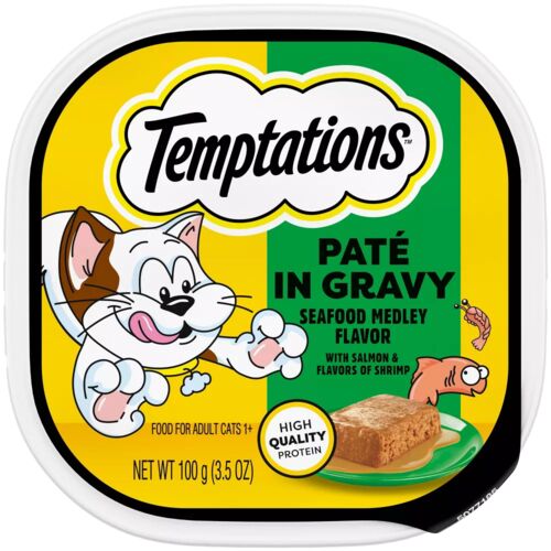 Pate in Gravy Seafood Medley Wet Cat Food - 3.5 oz.