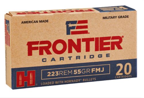 Frontier 223 Remington 55 Grain FMJ Ammunition - 20 Rounds