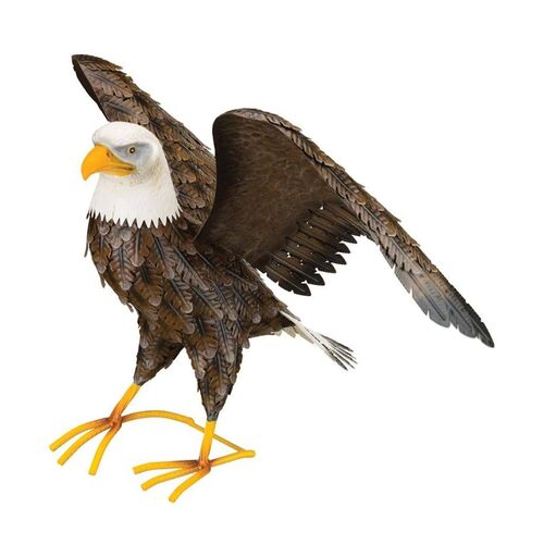 Eagle with Wing Up Decor