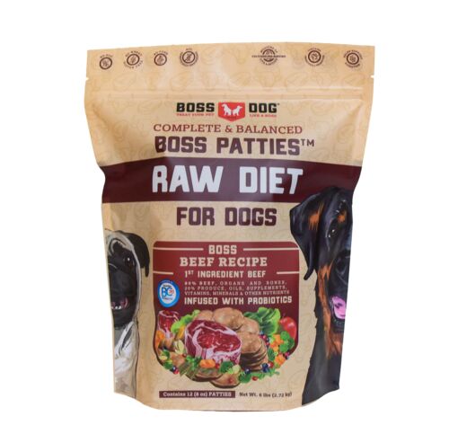 Raw Frozen Beef Patties 6 Lb
