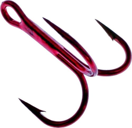 Bleeding Bait Red Treble Hooks