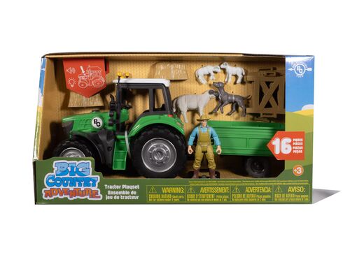 Sheep Farmer & Tractor Playset