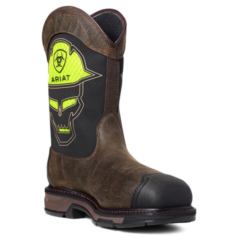 Men's 11" Work Hog Waterproof Iron Coffee/Acid Boot