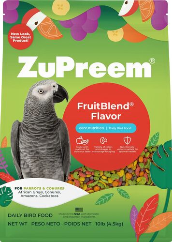 FruitBlend Flavor Core Nutrition Daily Bird Food for Parrots & Conures