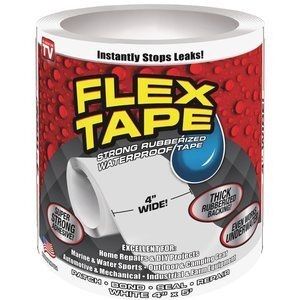 Flex Seal Tape, White 4"