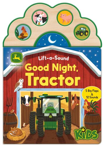 John Deere Kids Good Night Tractor Lift-a-Sound Borad Book
