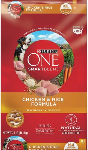 ONE SmartBlend Adult Chicken & Rice Formula Dry Dog Food - 31.1 Lb