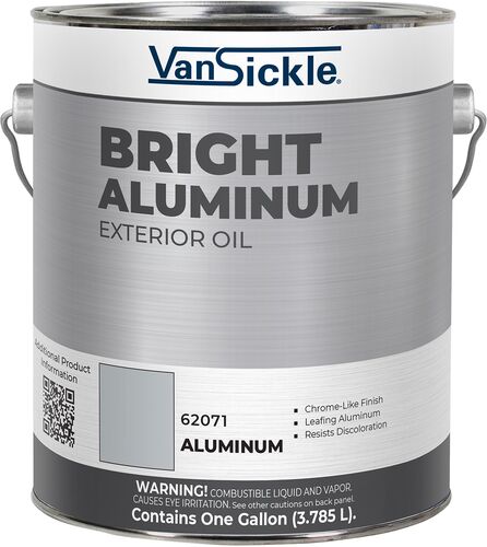 Bright Aluminum Exterior Oil in Satin Aluminum - 1 Gallon
