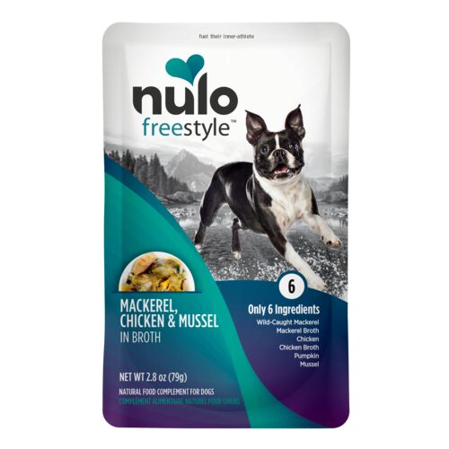 FreeStyle Meaty Pouches Mackerel, Chicken & Mussel Recipe for Dogs - 2.8 oz