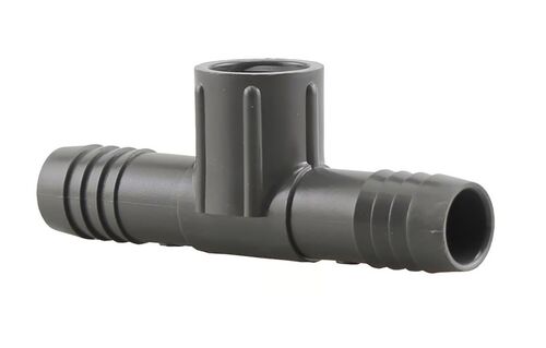 3/4" Barb x 3/4" Barb x 1/2" FIP Polypropylene Tee