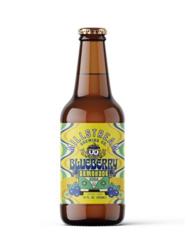 Millstream Blueberry Lemonade Soda - 12 oz Glass Bottle