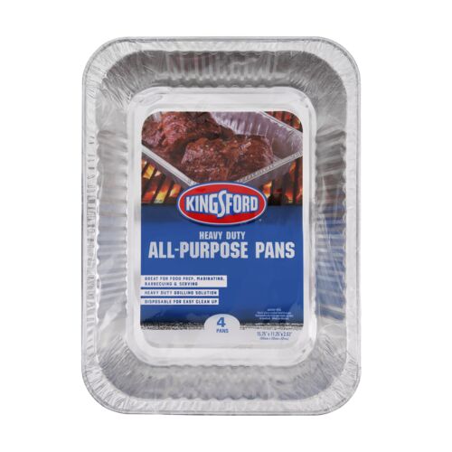 4 Count Extra Tough All-Purpose Aluminum Pans