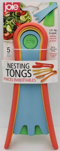 5-Piece Nesting Tongs Set