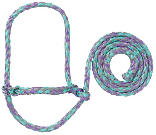 Livestock Gray Lavender Mint Poly Rope Sheep Halter