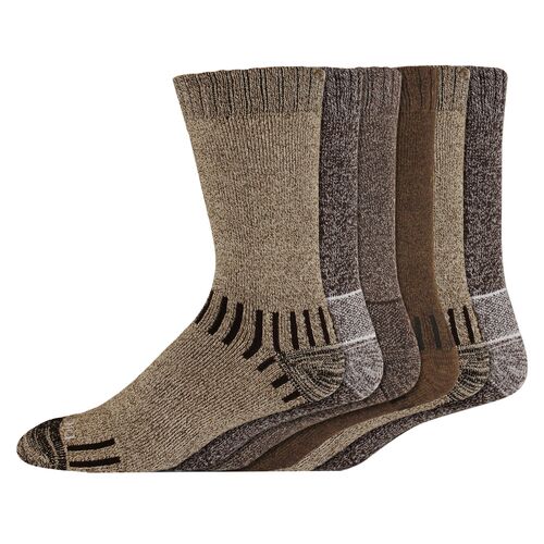 Mens Trekker Outdoor Moisture-Control Crew Socks