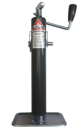 10" Topwind Tube Mount Swivel Trailer Jack - 2,000 Lbs