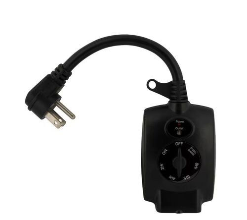 Outdoor Plug-In Light Sensing Timer