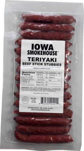 8 Oz Beef Stick Stubbies Teriyaki