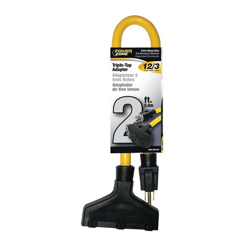 12/3-2' 3-Outlet Adapter