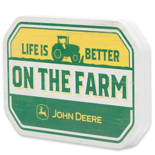 John Deere Life is Better on the Farm Decor
