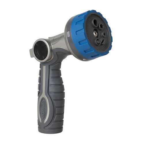 Heavy Duty 6-Pattern Metal Thumb Control Nozzle