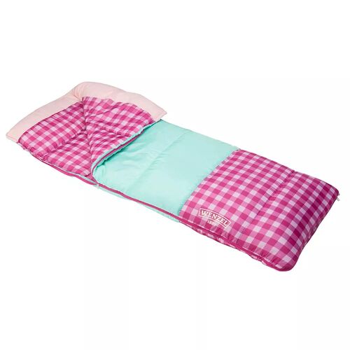 Sapling 40-50F Degree Youth Sleeping Bag in Pink