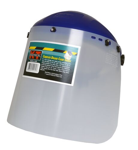Clear Face Shield Ratchet Style