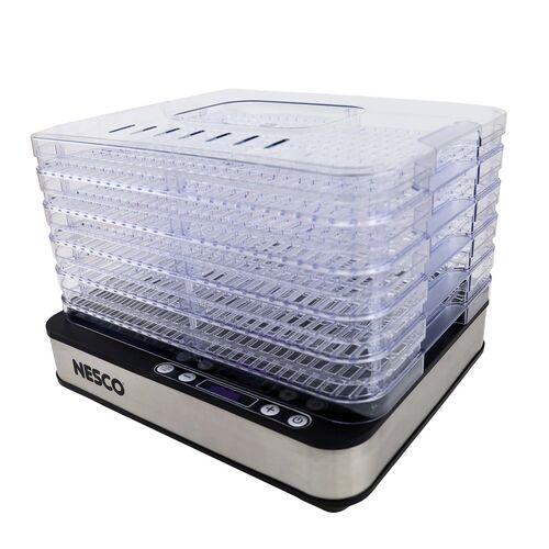 Digital 5 Rectangular Clear Tray Dehydrator