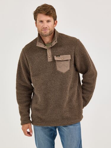 Men's Quarter Snap Sherpa Pullover