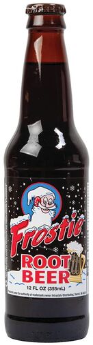 Frostie Root Beer Soda - 12 oz Glass Bottle