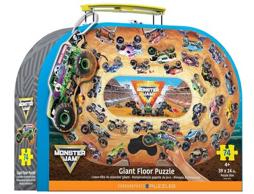 Monster Jam Giant Floor Puzzle - 74-Piece