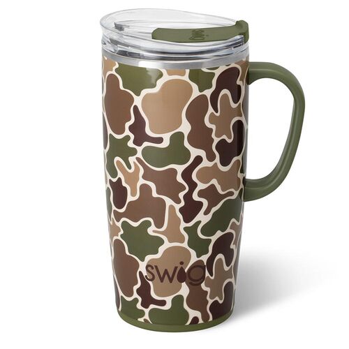 Travel Mug in Hunting Camo - 22 oz