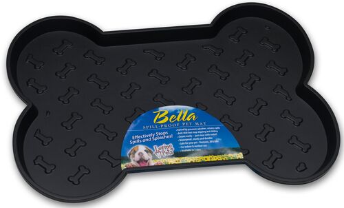 Spill Proof Bone Dog Mat 18 x 13