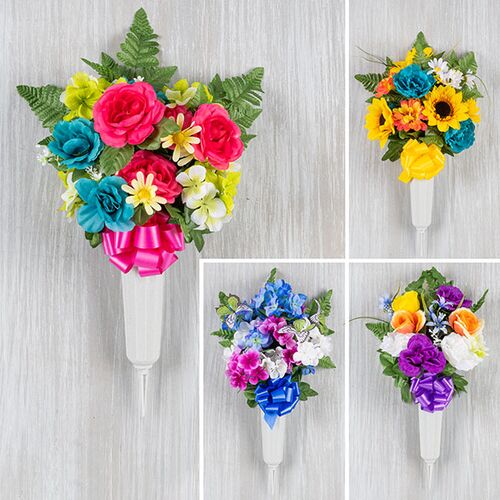 22" Mixed Floral Vase - Assorted