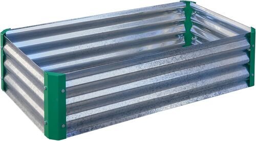 Galvanized Steel Outdoor Raised Garden Bed - 40"D x 20"W x 10.8"H