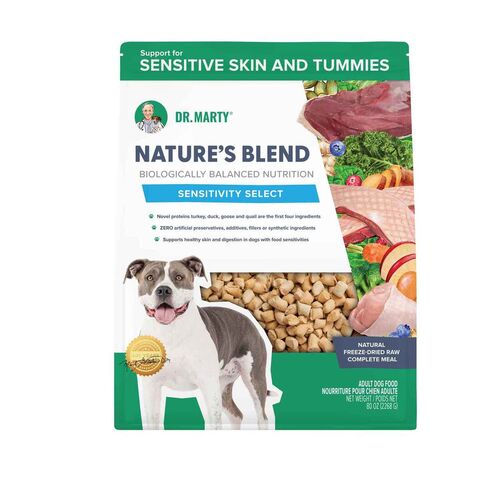 Nature's Blend Sensitivity Select Freeze Dried Dog Food - 80 oz